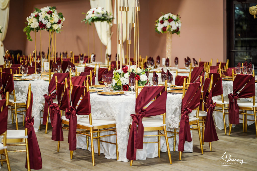 Wedding reception venue at the Villa Coronado Venue in San Antonio, TX